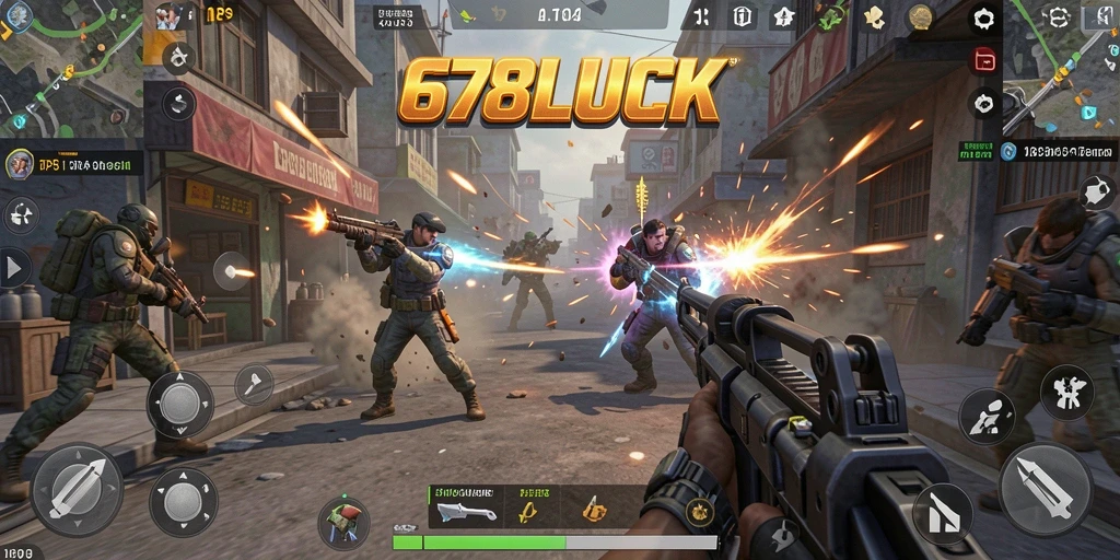 Gambaran gameplay seru di 678LUCK dengan pertempuran mendebarkan.