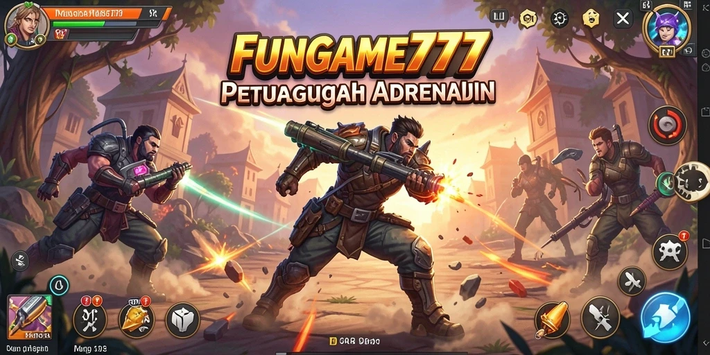 Tampilan gameplay FUNGame777 yang penuh aksi dan petualangan.