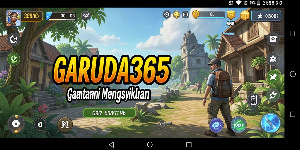 Screenshot gameplay GARUDA365 yang ceria dan mengasyikkan.