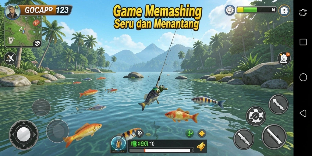 Tangkapan ikan epik di GOCAP123 dengan grafis menakjubkan.