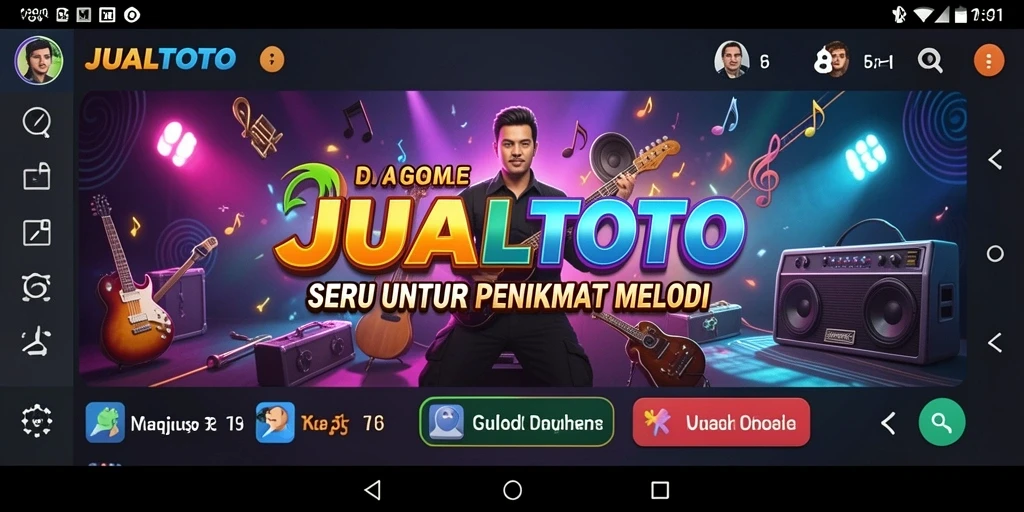 Tampilan gameplay JUALTOTO yang dinamis dan mengasyikkan.