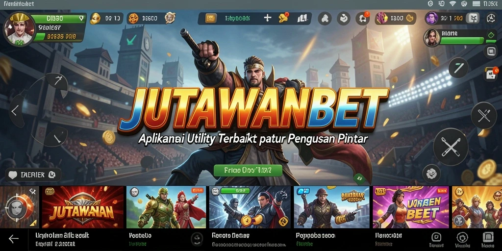 Screenshot utama JUTAWANBET menampilkan antarmuka pengguna yang ramah dan fungsional.
