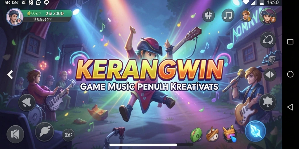 Tampilan gameplay KERANGWIN yang menyenangkan dan interaktif.
