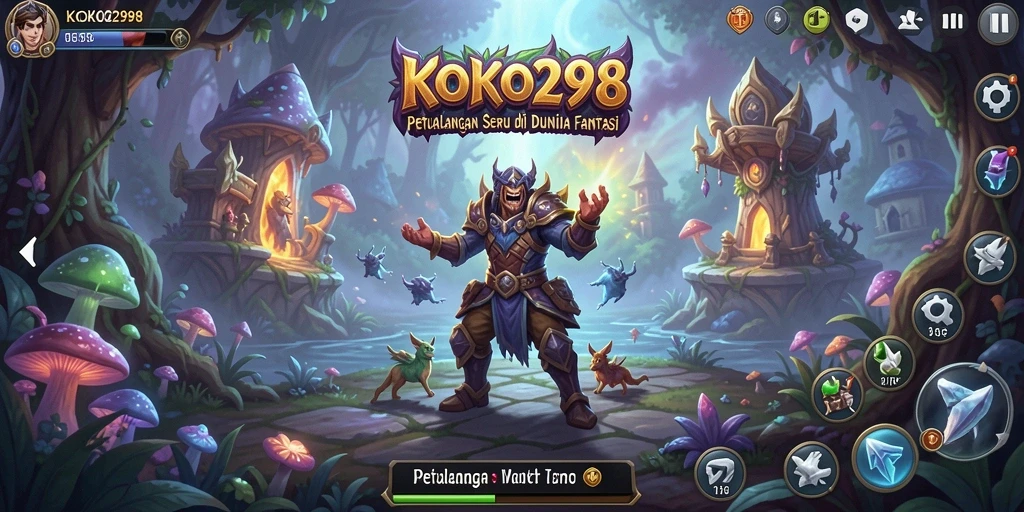 Screenshot KOKO288 menampilkan aksi seru dalam petualangan fantastis.