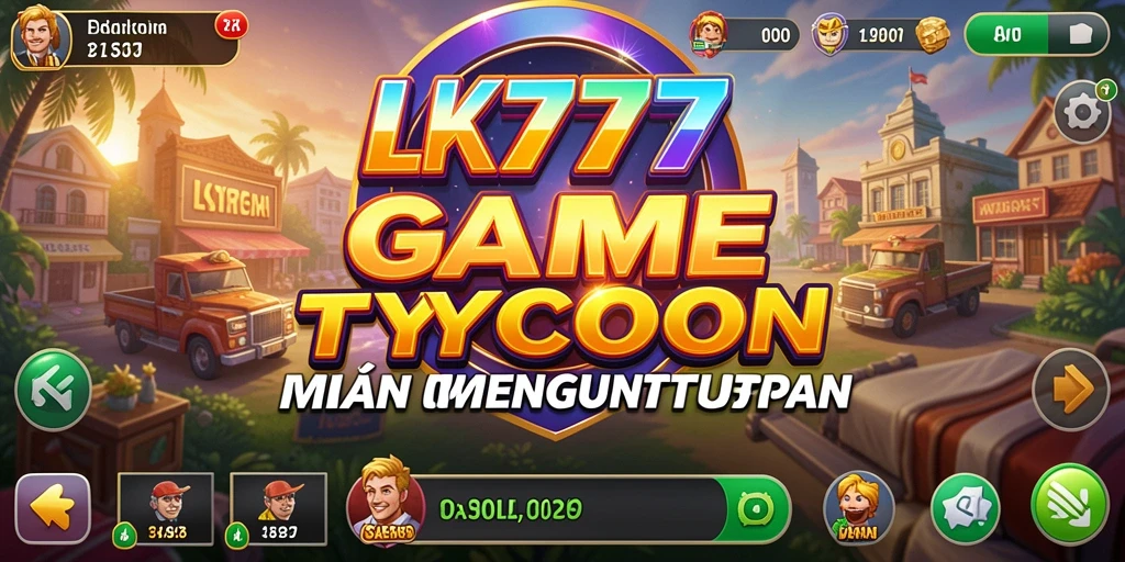 Screenshot menunjukkan gameplay seru dari LK777 di genre Tycoon.