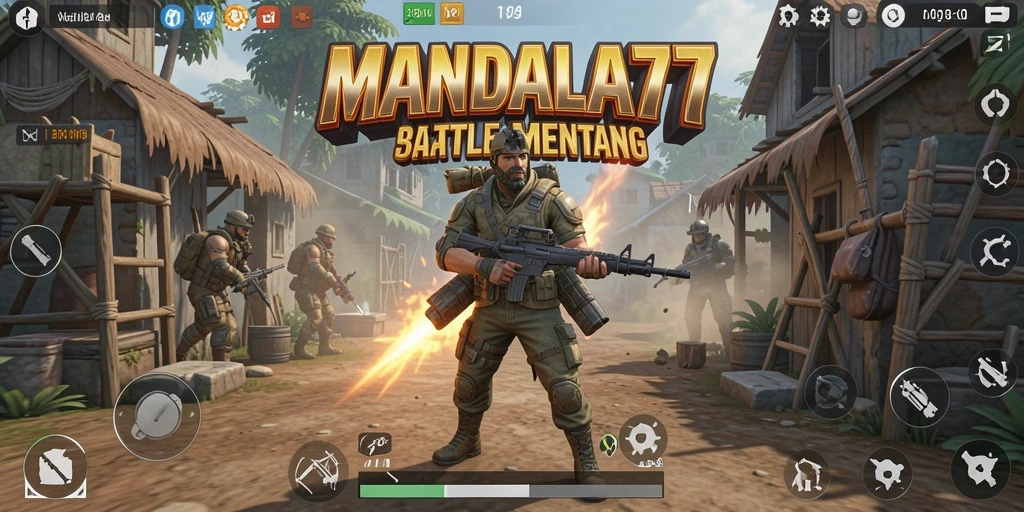 Gameplay seru di MANDALA77 dengan pertempuran epik.