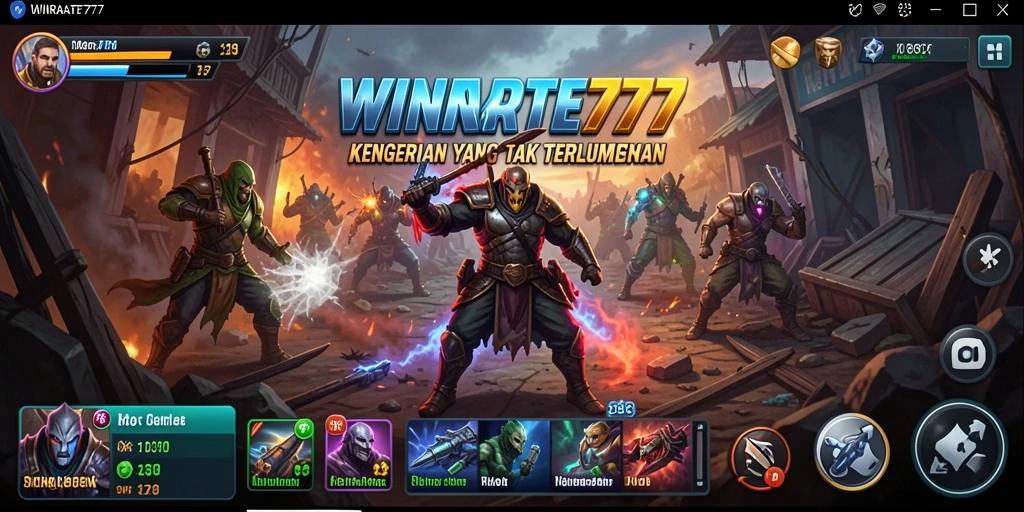 Screenshot gameplay menampilkan suasana mencekam dari WINRATE777.