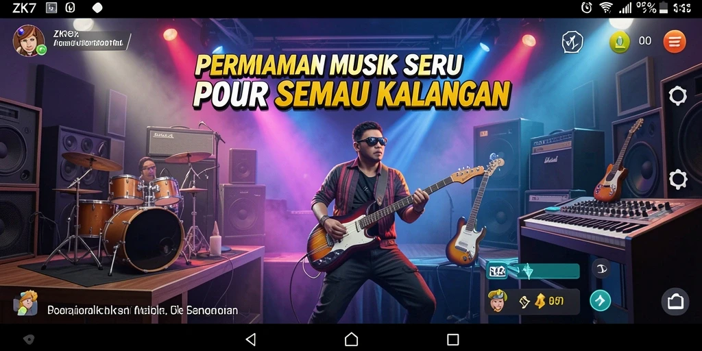 Tampilan gameplay ZK7 yang interaktif dan menarik.